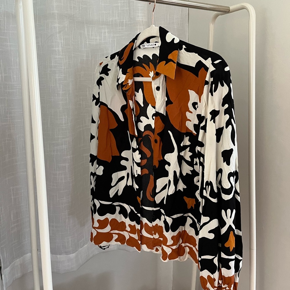 Zara Printed Top - Picture 2 of 7